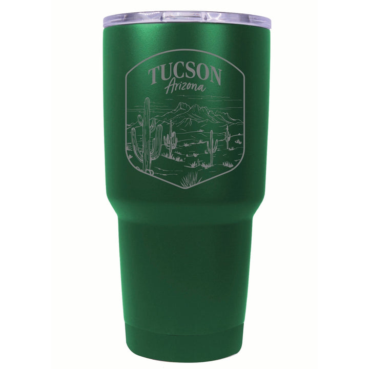 Tucson Arizona Souvenir 24 oz Engraved Insulated Stainless Steel Tumbler Image 3