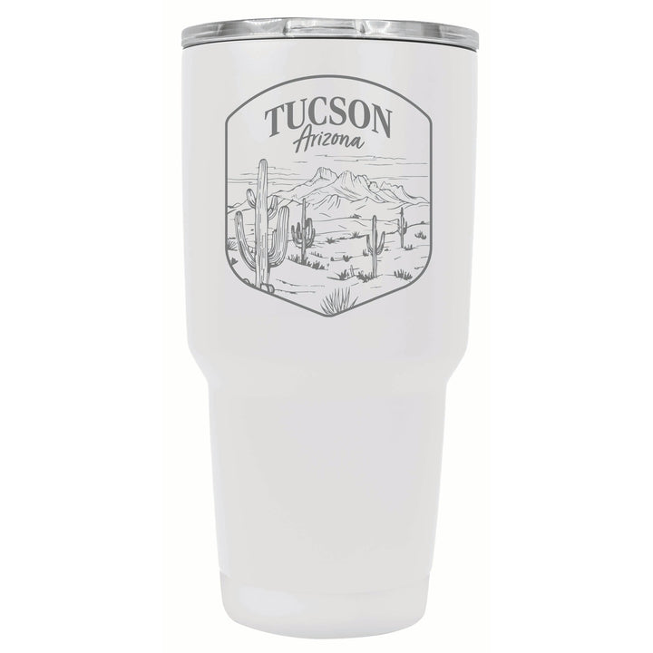 Tucson Arizona Souvenir 24 oz Engraved Insulated Stainless Steel Tumbler Image 4