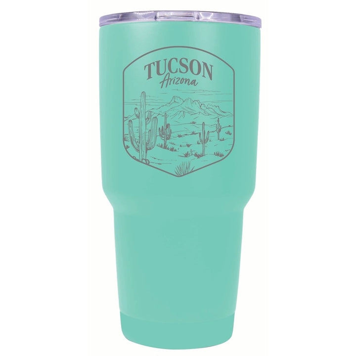 Tucson Arizona Souvenir 24 oz Engraved Insulated Stainless Steel Tumbler Image 4