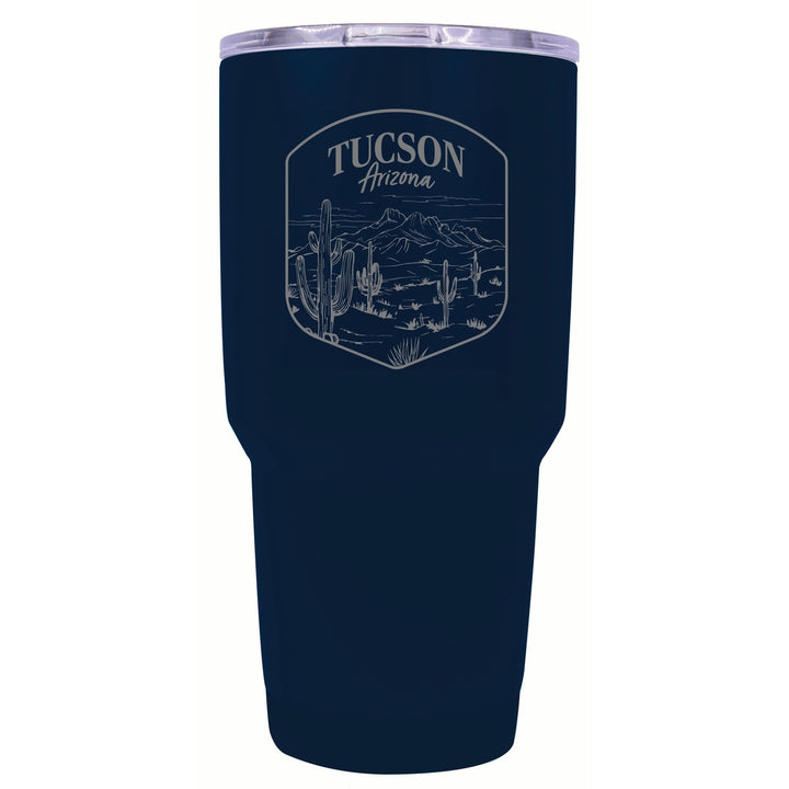 Tucson Arizona Souvenir 24 oz Engraved Insulated Stainless Steel Tumbler Image 6