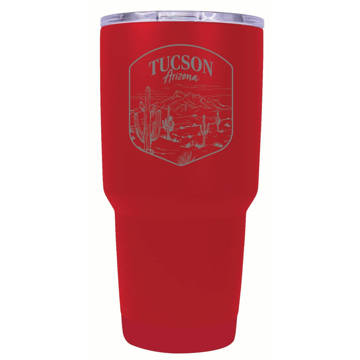 Tucson Arizona Souvenir 24 oz Engraved Insulated Stainless Steel Tumbler Image 7