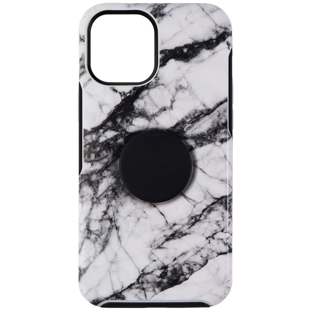 OtterBox Otter + Pop Symmetry Case for Apple iPhone 12 Pro Max - White Marble Image 2