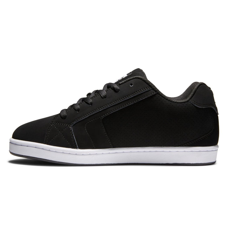 DC Shoes Mens Net Shoes Black/Black/White - 302361-BLW BLACK/BLACK/WHITE Image 3