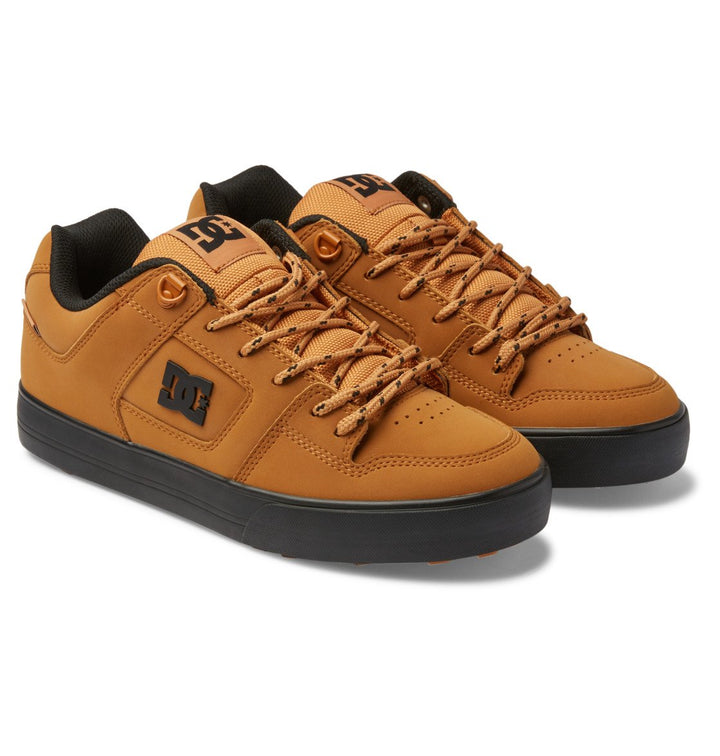 DC Shoes Mens Pure Winterized Skate Shoes Wheat - ADYS300151-WE9 WHEAT Image 2