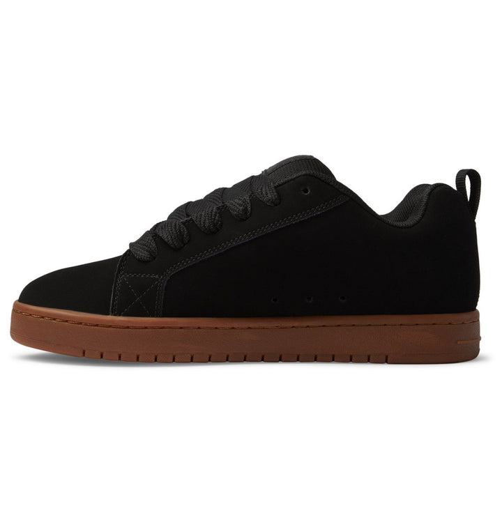 DC Shoes Mens Court Graffik Shoes Black/Gum - 300529-BGM BLACK/GUM Image 3