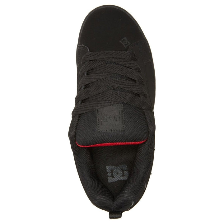 DC Shoes Mens Court Graffik Shoes Black/Red - 300529-BLR BLACK/RED Image 4