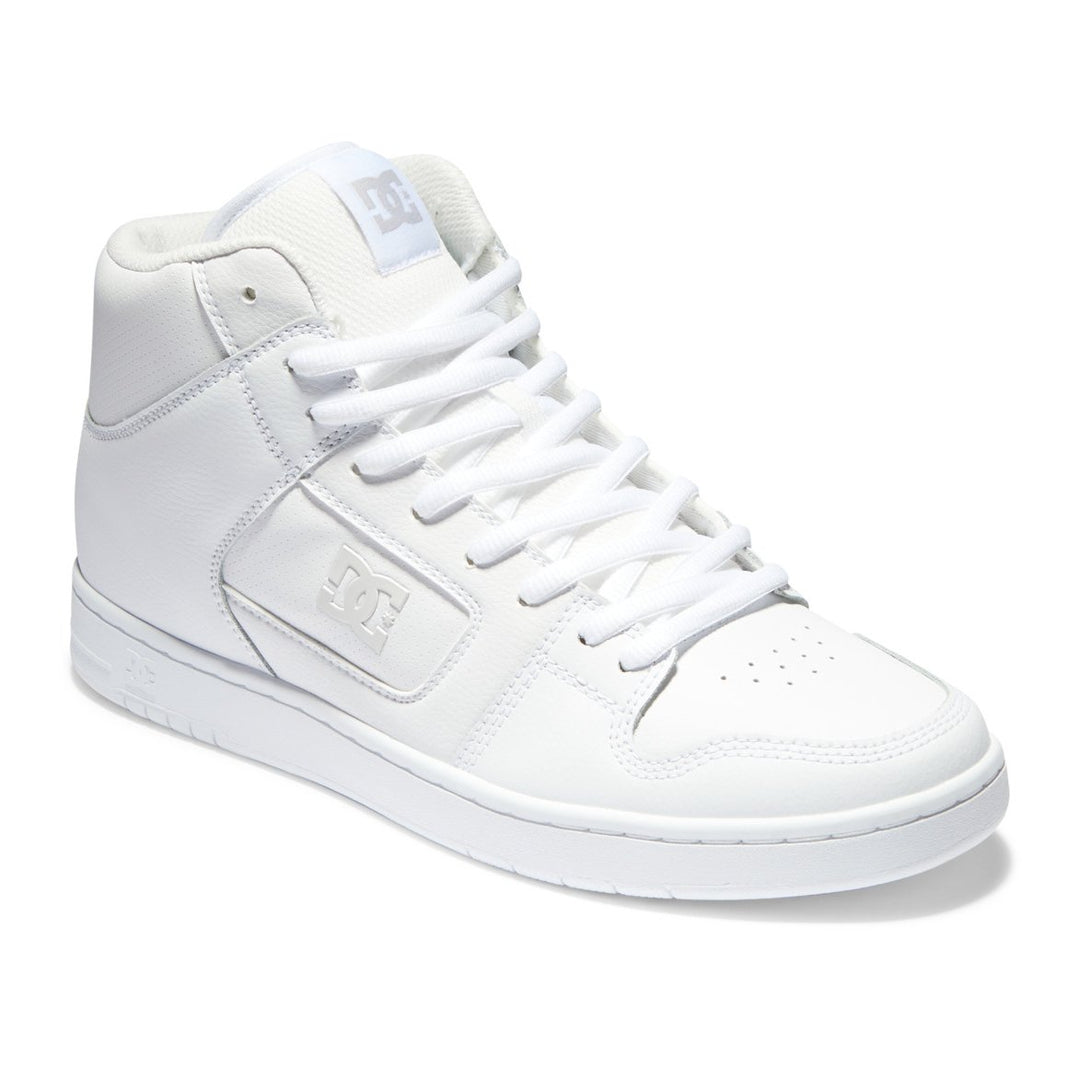 DC Shoes Mens Manteca 4 HI Shoes White/White/Battleship - ADYS100743-HHB WHITE/WHITE/BATTLESHIP Image 2