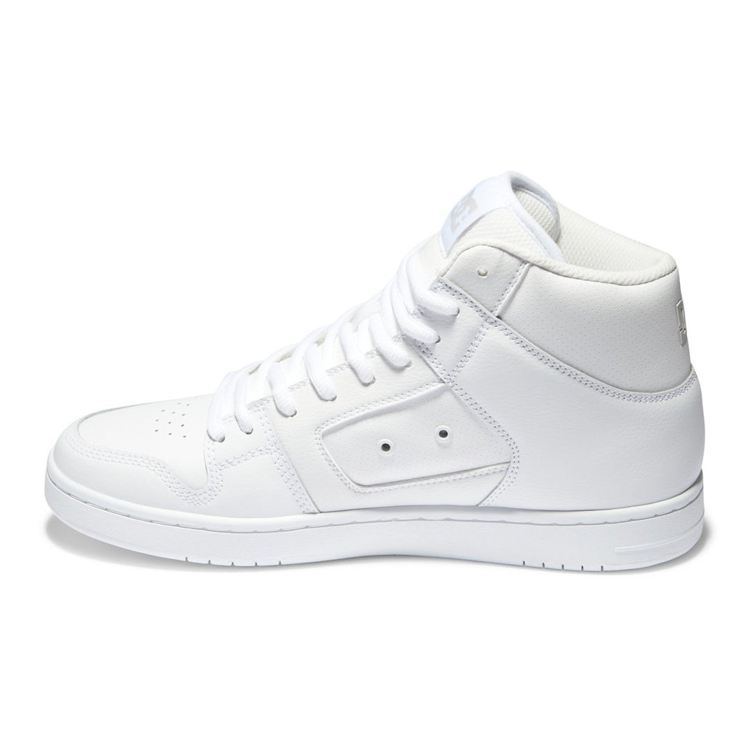 DC Shoes Mens Manteca 4 HI Shoes White/White/Battleship - ADYS100743-HHB WHITE/WHITE/BATTLESHIP Image 3