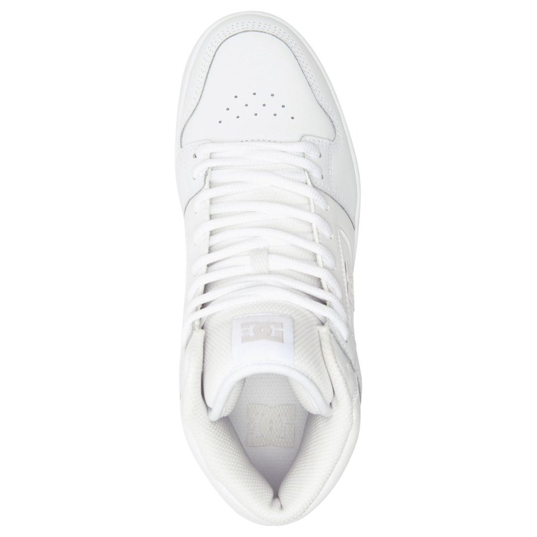 DC Shoes Mens Manteca 4 HI Shoes White/White/Battleship - ADYS100743-HHB WHITE/WHITE/BATTLESHIP Image 4