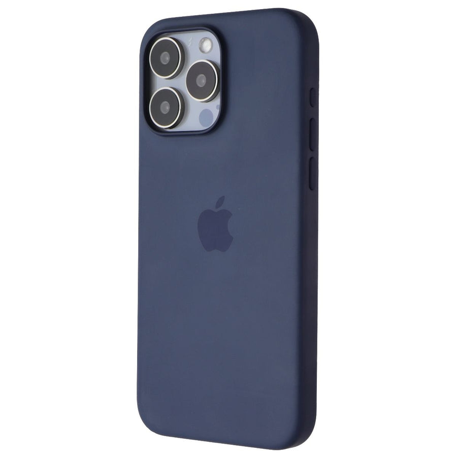 Apple Official Silicone Case for MagSafe for iPhone 15 Pro Max - Storm Blue Image 1