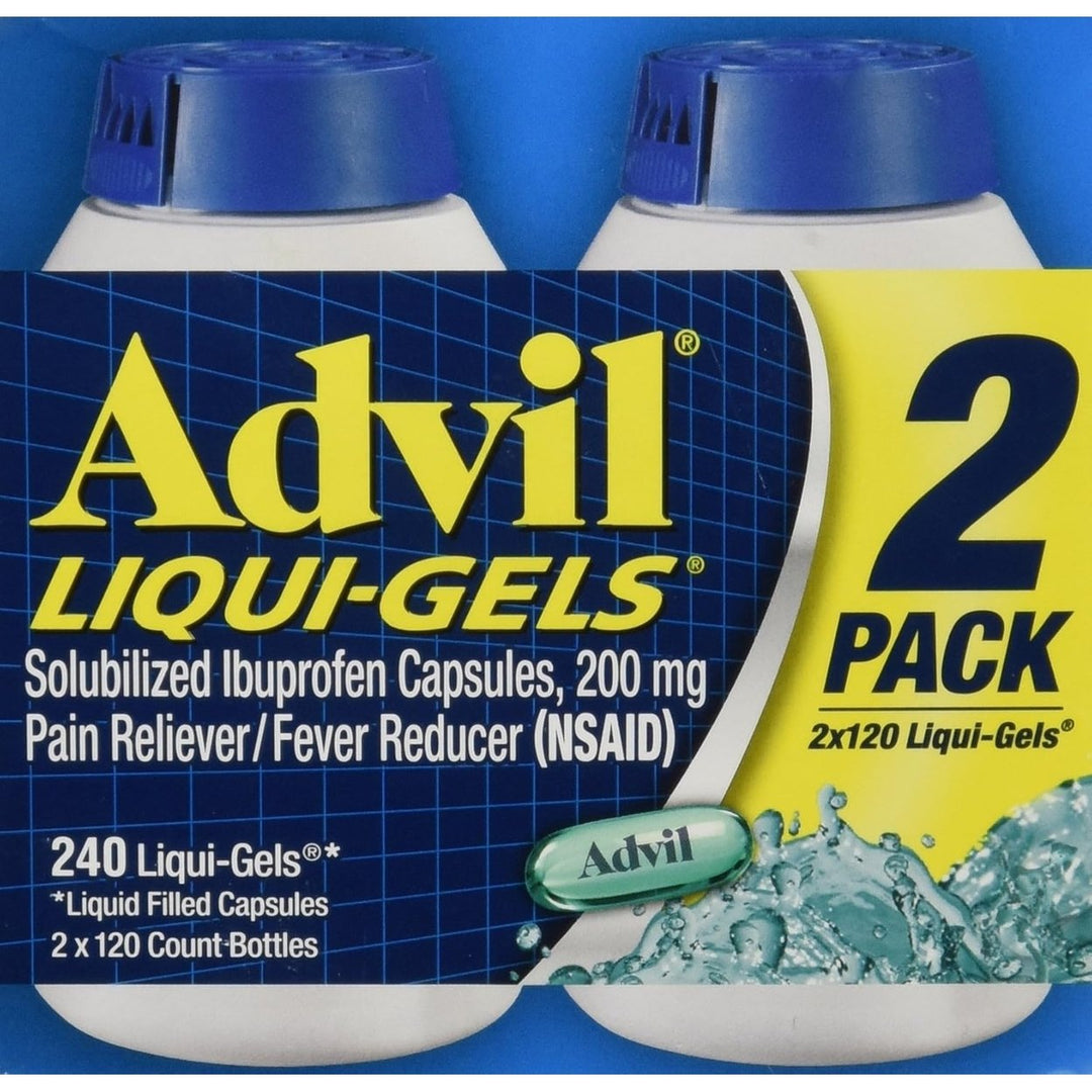 Advil Liqui-Gels (2pk. 120 Count) Image 1