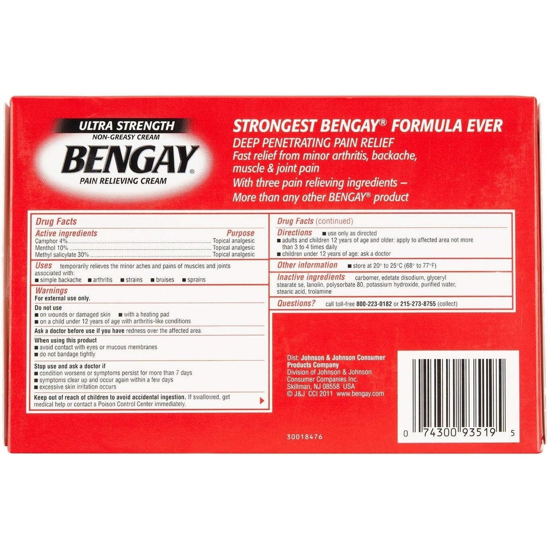 BenGay Ultra Strength Twin Pack (4 Ounce ea. 2 Count) Image 2