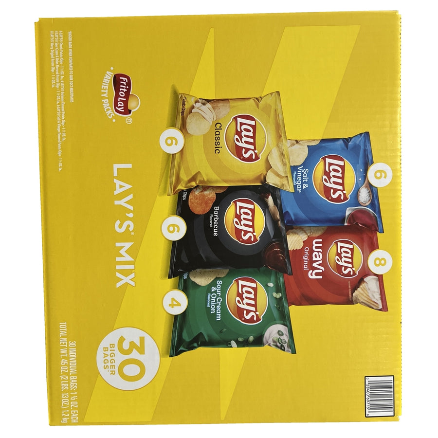 Frito Lay Variety PackLays Mix1.5 Ounce (Pack of 30) Image 1