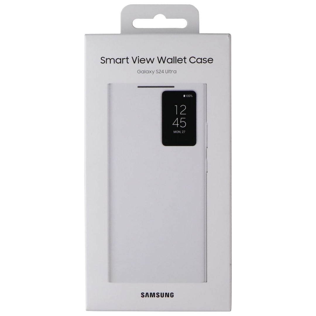 Samsung Smart View Wallet Case for Samsung Galaxy S24 Ultra - White Image 1