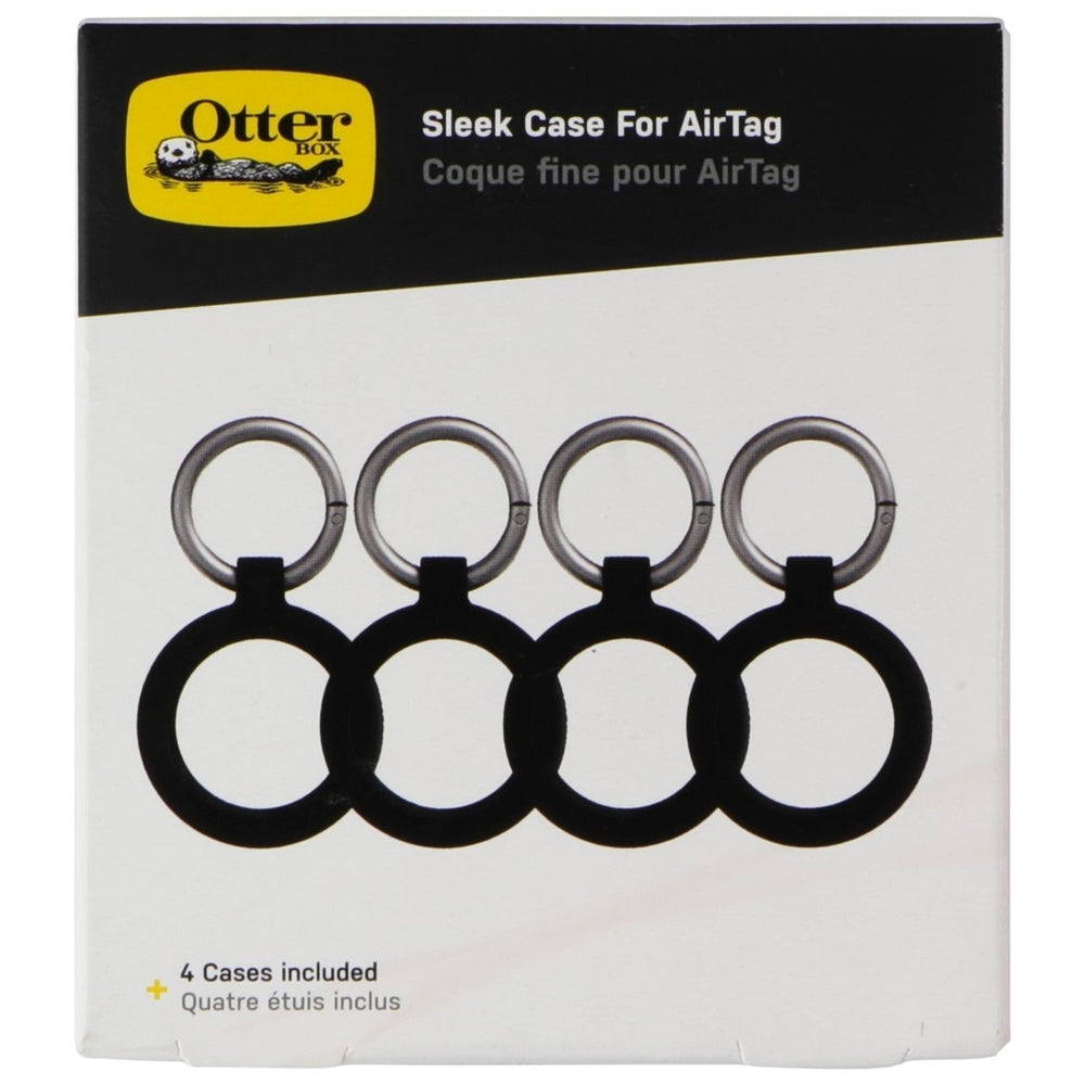 OtterBox Sleek Case for Apple AirTag (4 Pack) - Black Image 2