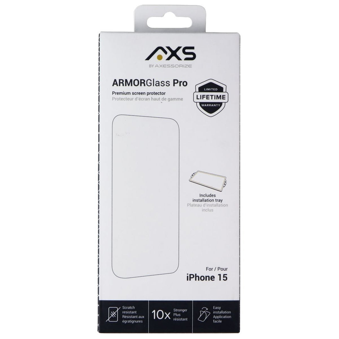 Axessorize ArmorGlass Pro Screen Protector for Apple iPhone 15 Image 1