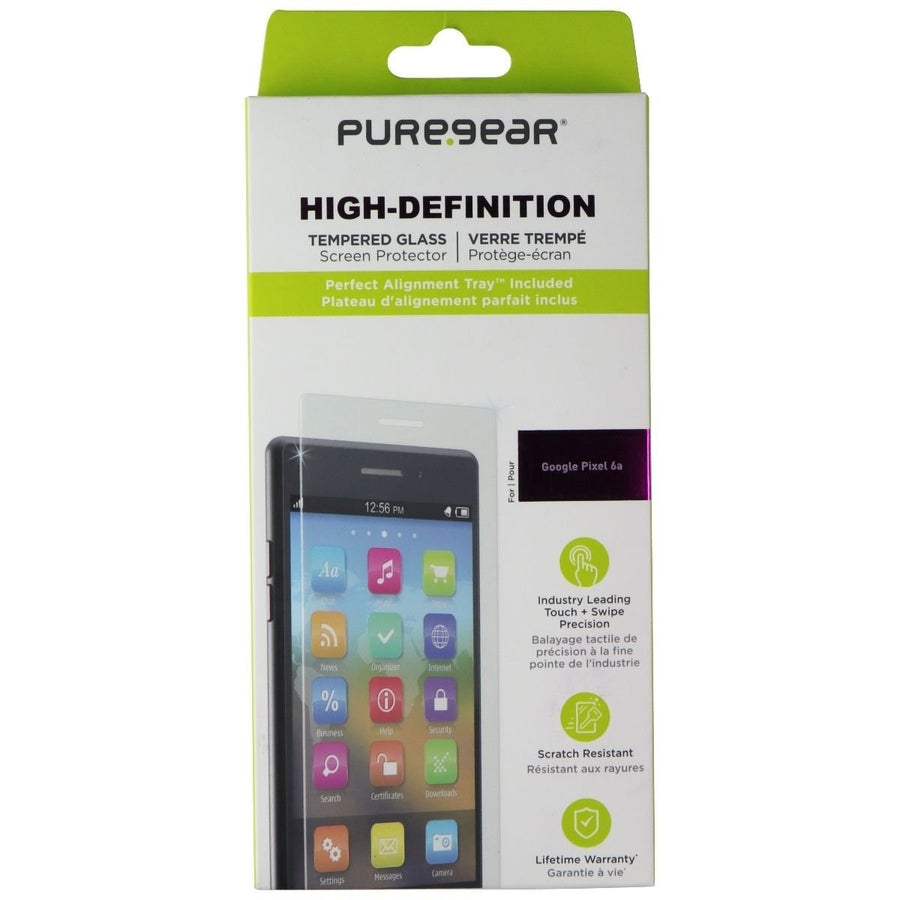 PureGear High-Definition Tempered Glass Screen Protector for Google Pixel 6a Image 1