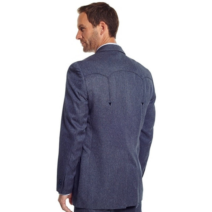 Circle S Western Sport Coat Mens Heather Vegas Suede Button CC4076 Image 2