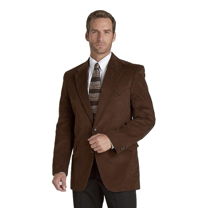 Circle S Western Sport Coat Mens Pointed Yoke Button Lubbock CC4588 Image 3