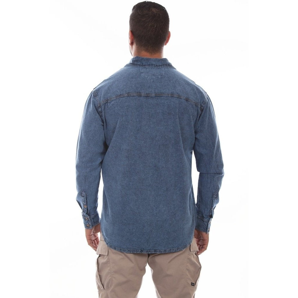 Scully Western Shirt Mens Long Sleeve Trail Walk Button F0_5206 Image 2