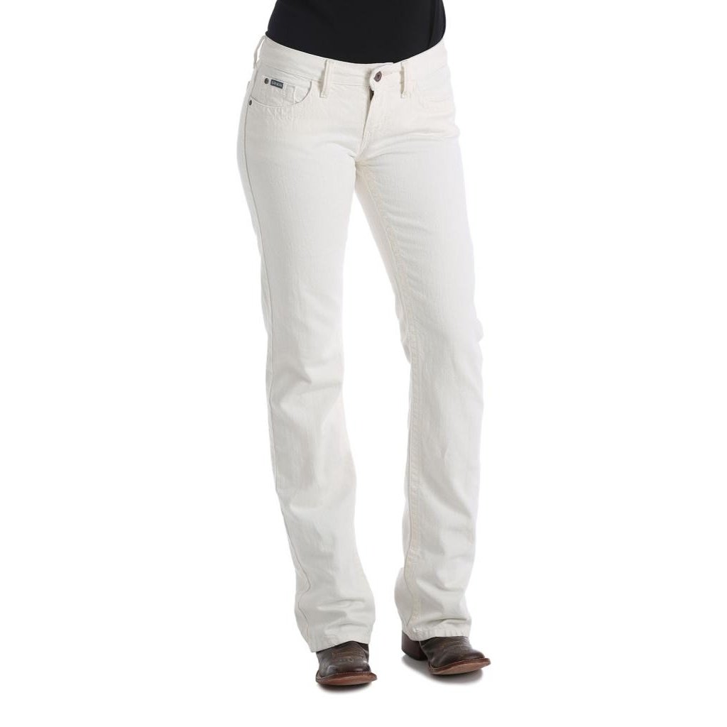 Cinch Western Denim Jeans Womens Ada Ready To Dye Cream MJ82052071 Image 1