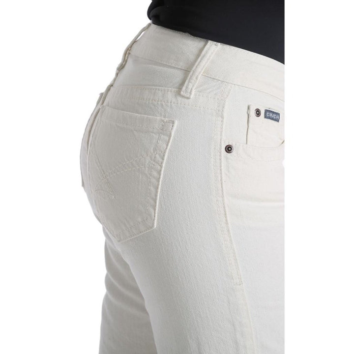 Cinch Western Denim Jeans Womens Ada Ready To Dye Cream MJ82052071 Image 4