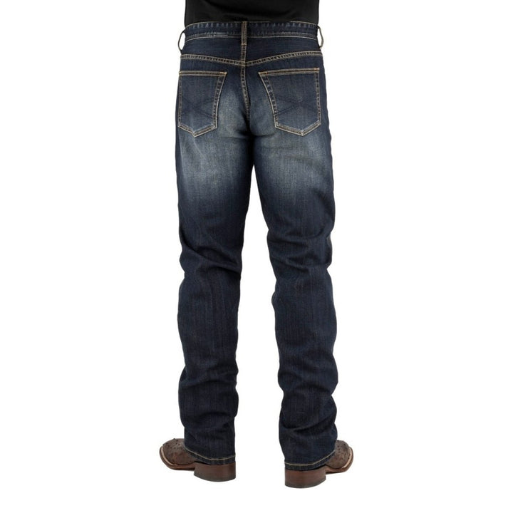 Stetson Western Jeans Mens Straight Low Rise Blue 11-004-1210-8001 BU Image 3