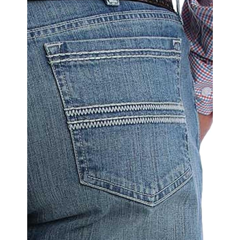 Cinch Western Jeans Mens March Silver Label Slim Straight MB98034015 Image 3