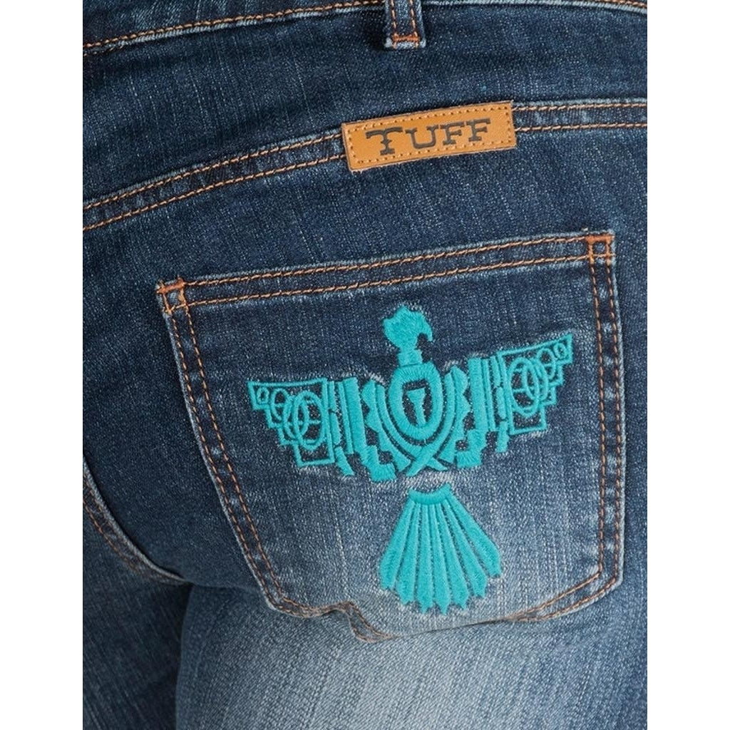 Cowgirl Tuff Western Jeans Womens Thunder Bootcut Med JTQTDR Image 4