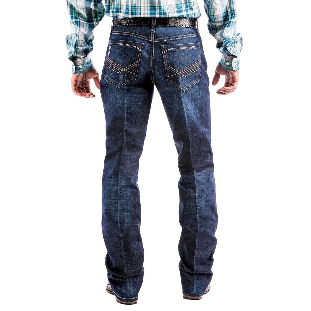 Cinch Western Denim Jean Men Ian Performance Slim Dark Wash MB65436001 Image 2