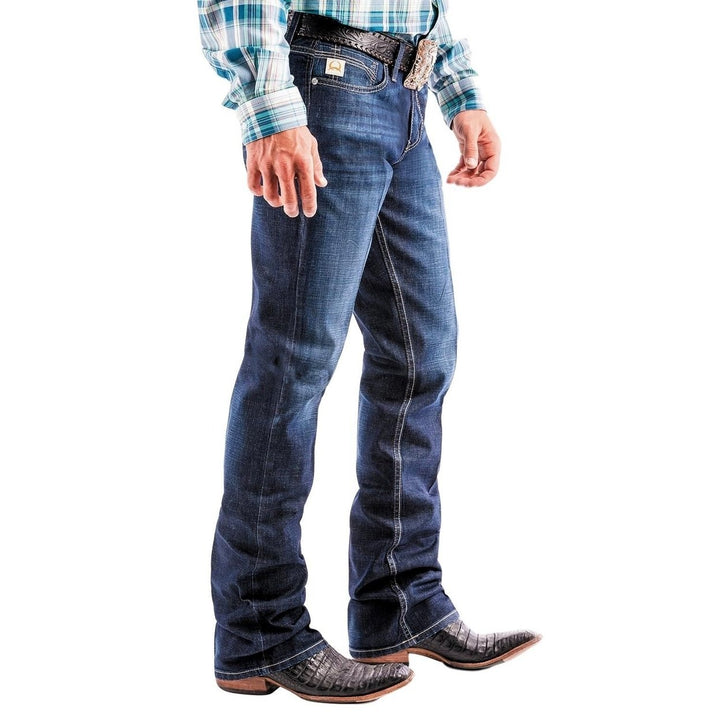 Cinch Western Denim Jean Men Ian Performance Slim Dark Wash MB65436001 Image 3