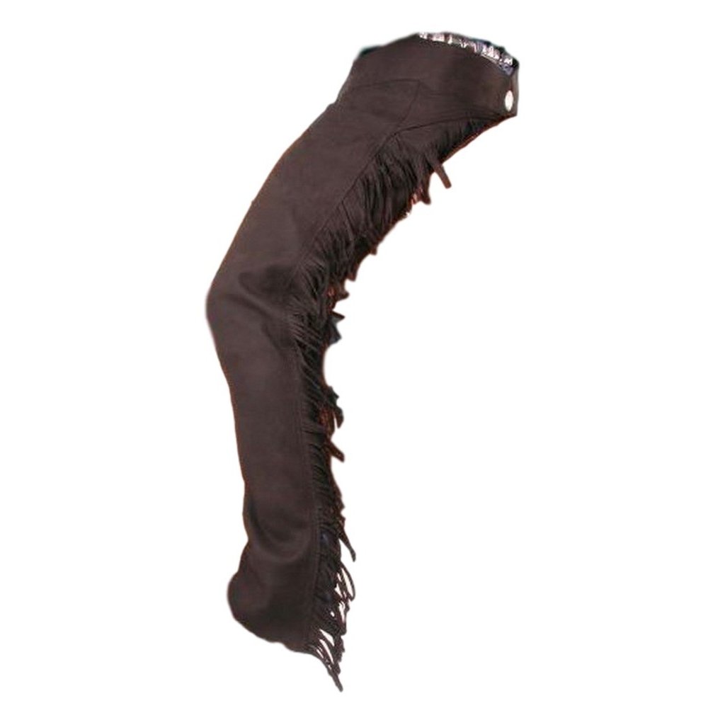 Tough 1 Western Chaps Adult Synthetic Equitation Fringe Adjust 63-315 Image 1