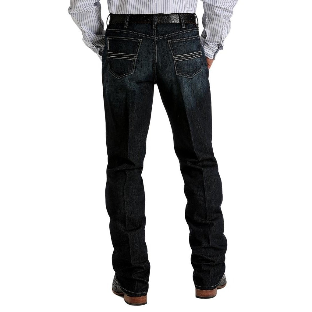 Cinch Western Denim Jean Mens Silver Label Performance Dark MB98034007 Image 2