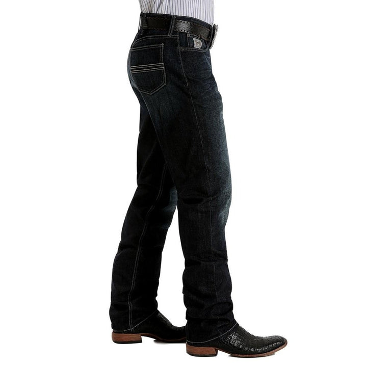 Cinch Western Denim Jean Mens Silver Label Performance Dark MB98034007 Image 3