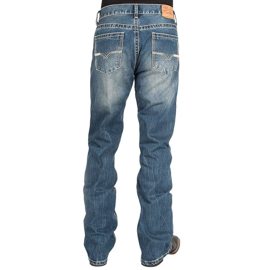 Stetson Western Denim Jeans Mens 1014 Fit Light 11-004-1014-4016 BU Image 3