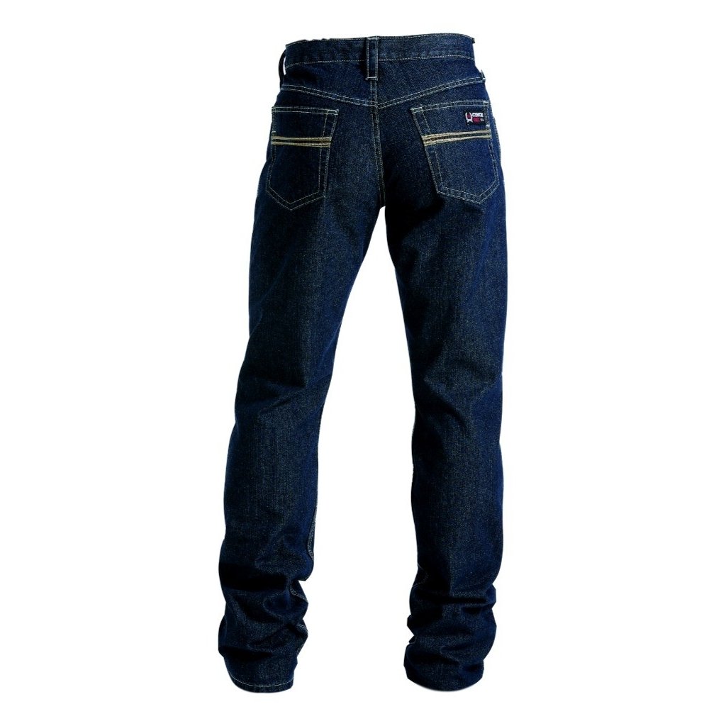 Cinch Work Denim Jeans Mens FR Carter WRX Relaxed Med Wash WP78634001 Image 2