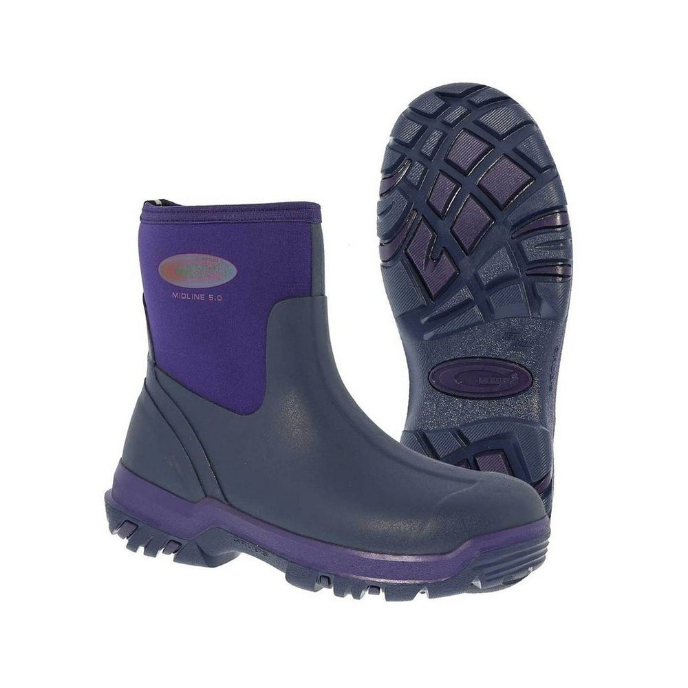 Grubs Outdoor Boots Womens Midline Mid Stretch Violet MID-551A Image 2