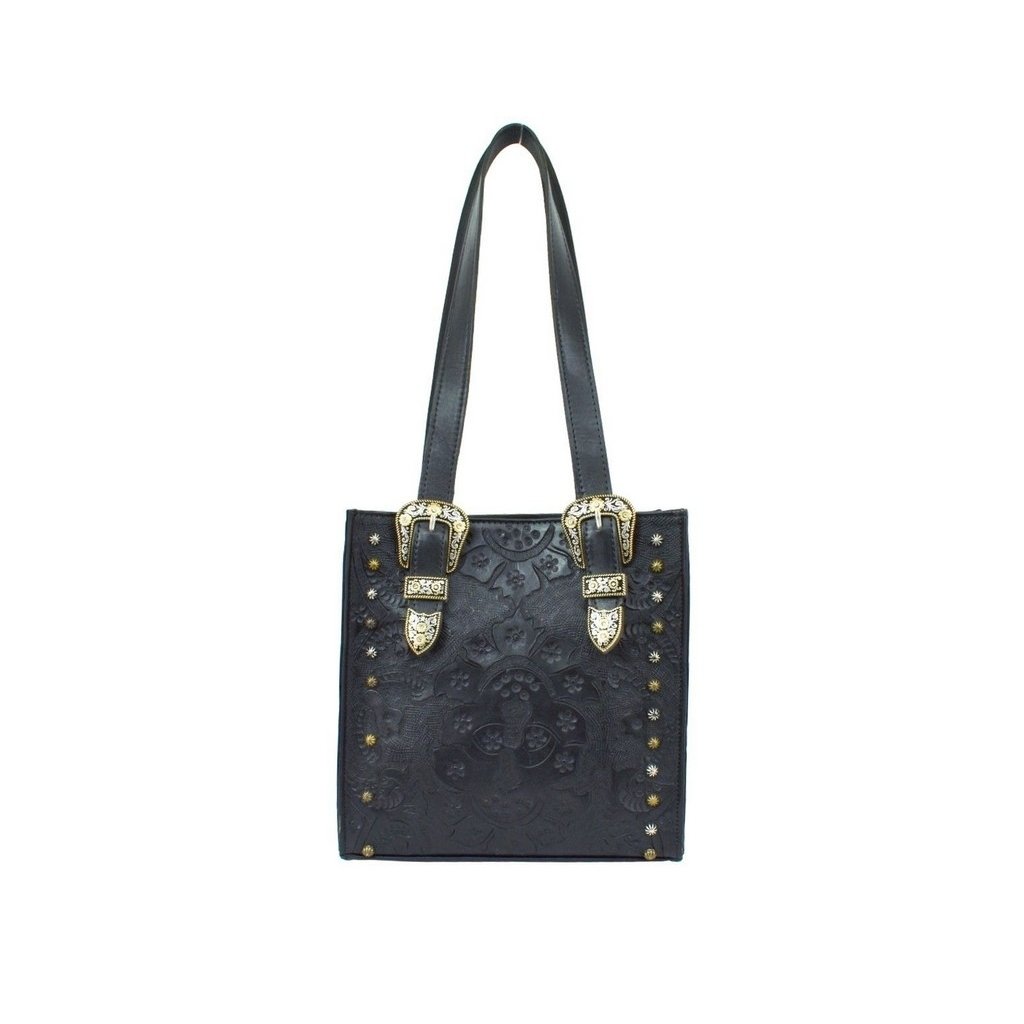 American West Western Handbag Heritage Hills Small Tote Black 3720750 Image 1