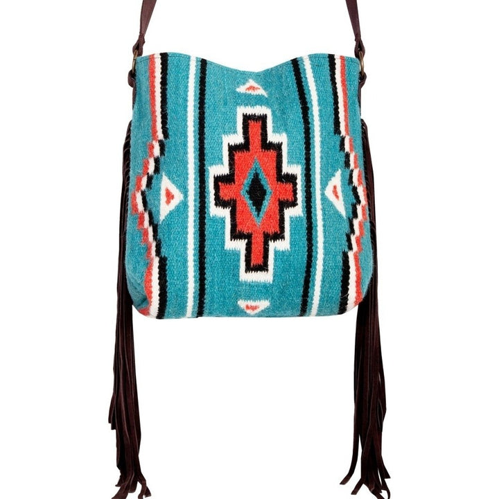 Scully Western Handbag Southwest Fringe Shoulder Multi-Color F0_B316 Image 1