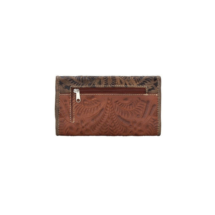 American West Western Wallet Womens Desert Wildflower Brown 5683282 Image 3