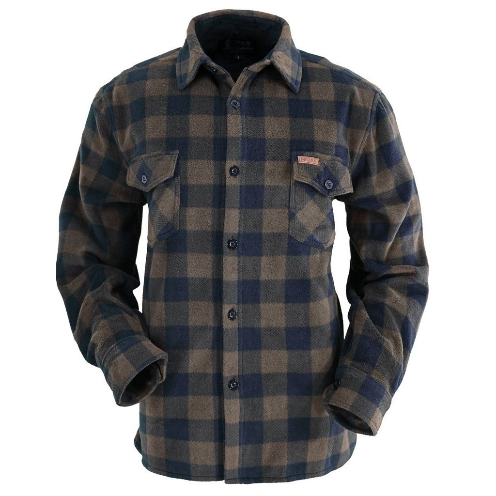 Outback Trading Western Shirt Mens Big L/S Button 3XL Breen 4268 Image 1