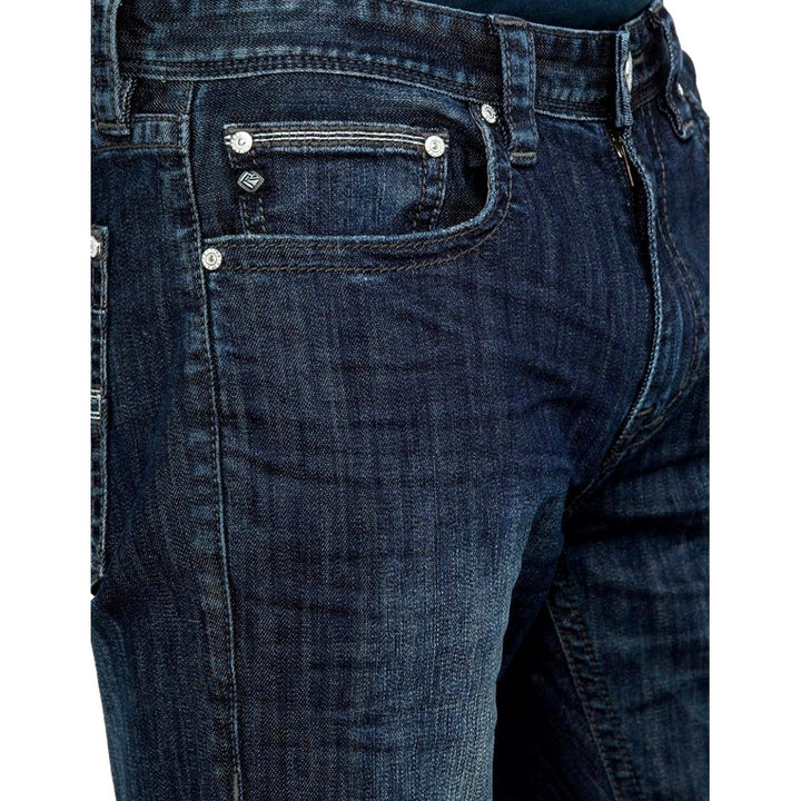 Rock and Roll Denim Jean Mens Revolver 38 X 36 Dark Vintage M1R2372 Image 2