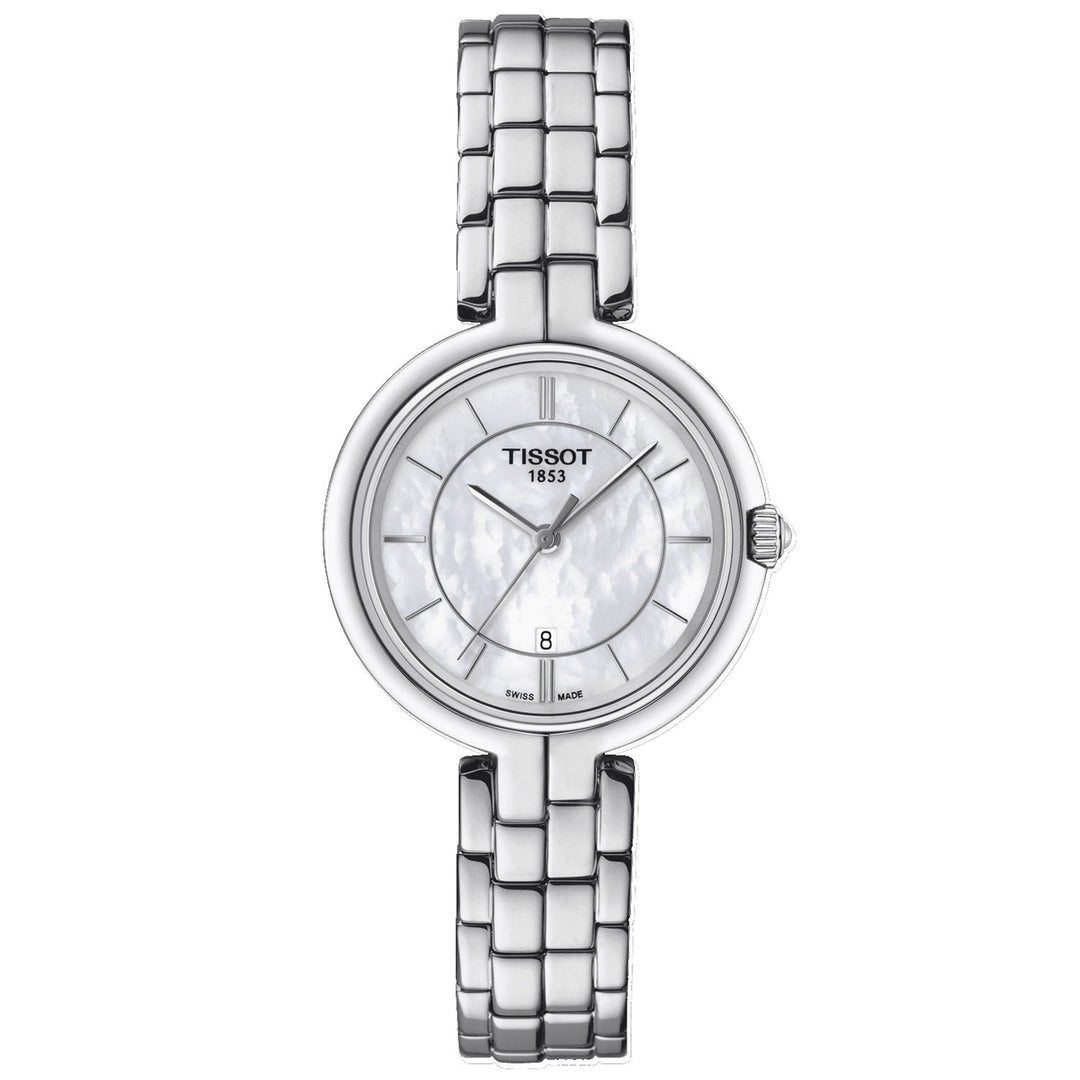 Tissot Womens Flamingo Mother of Pearl Dial Watch - T0942101111100 Image 1