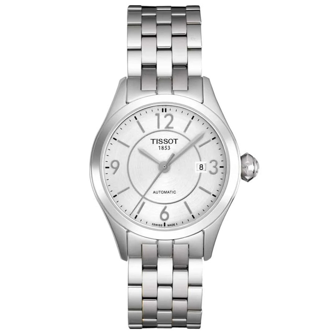 Tissot Womens T-One Silver Dial Watch Stainless Steel T0380071103700 Quartz Image 1