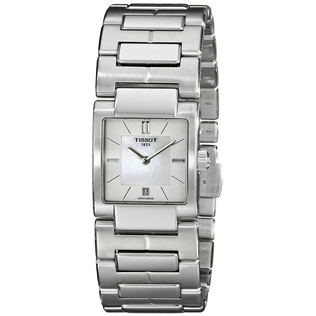 Tissot Womens White Dial Quartz Watch Stainless Steel T0903101111100 Water Resistant Image 1