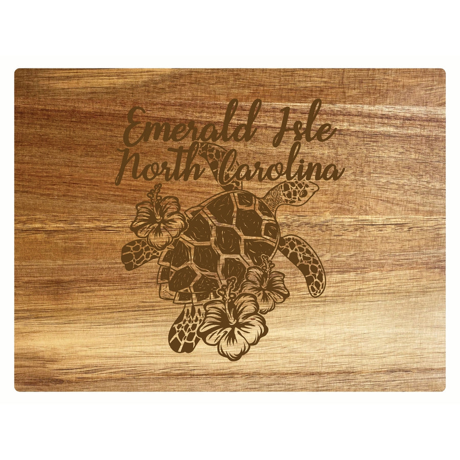 Emerald Isle North Carolina Souvenir Wooden Cutting Board 8 x 6 Image 1