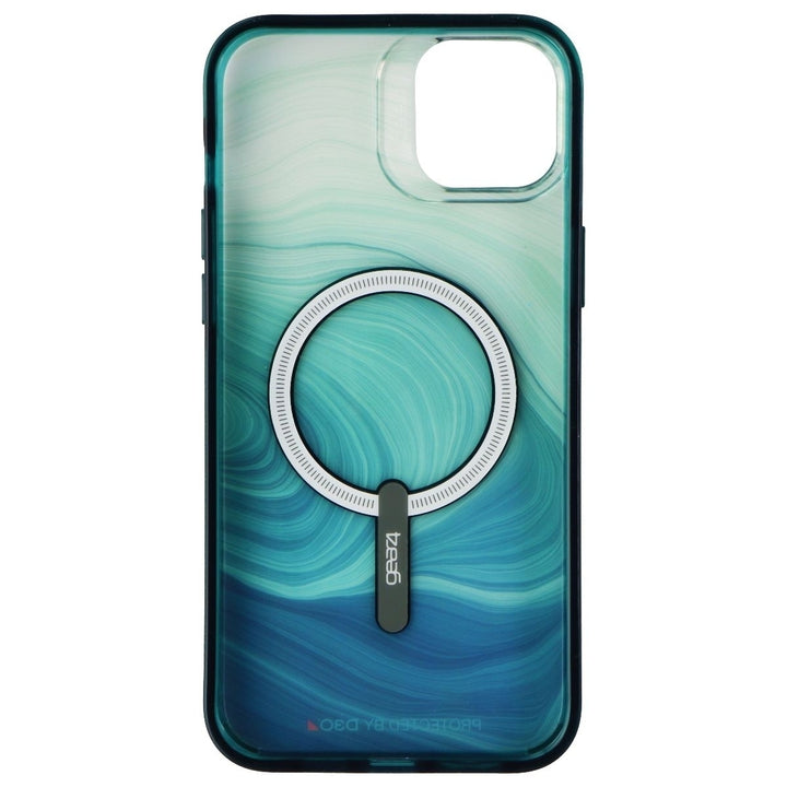 ZAGG Gear4 Milan Snap Case for MagSafe for Apple iPhone 14 Plus - Green Swirl Image 3