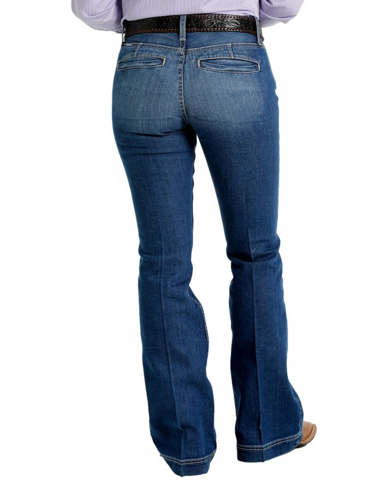 Cinch Western Jeans Womens Lynden Trouser Slim Fit MJ81454085 Image 3