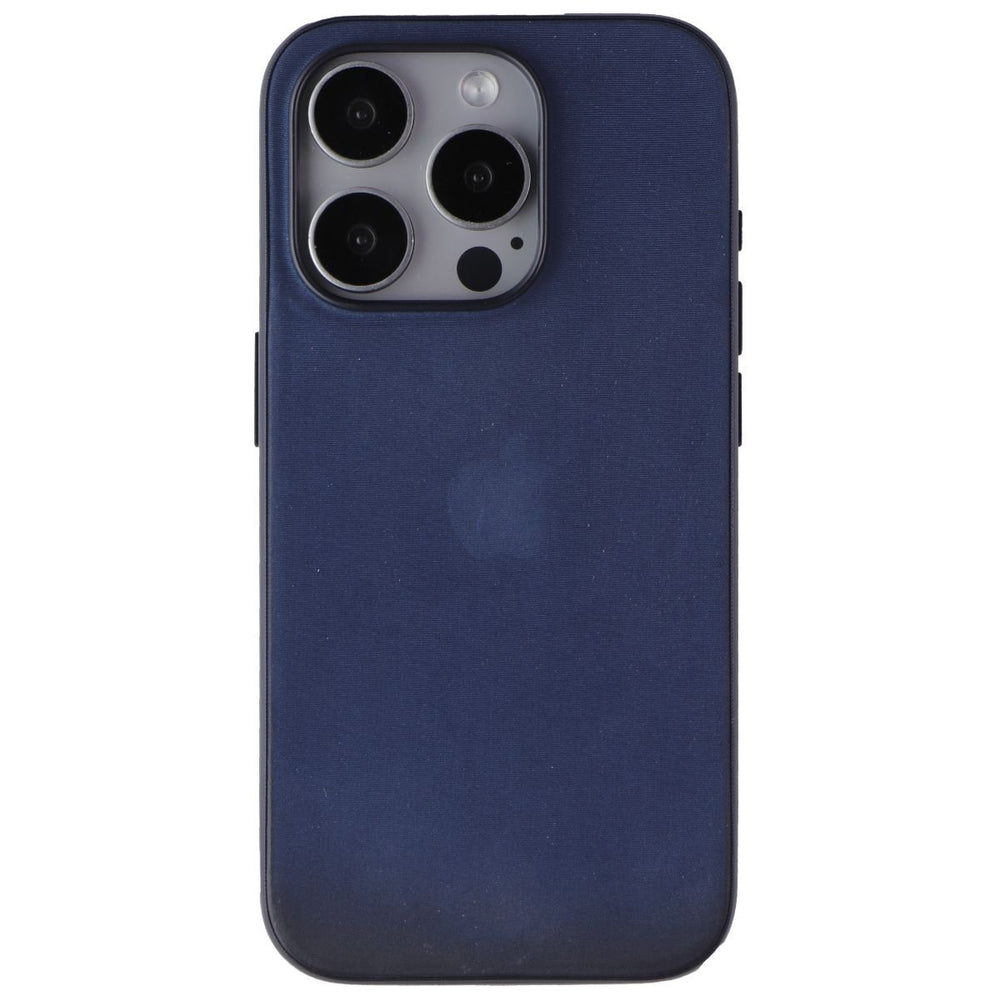 Apple FineWoven Case for MagSafe for Apple iPhone 15 Pro - Pacific Blue Image 2