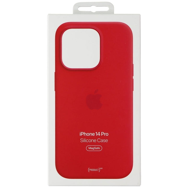 Apple Silicone Case for MagSafe for Apple iPhone 14 Pro - (Product) RED Image 4